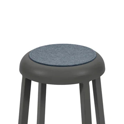 DARK GREY, FELT