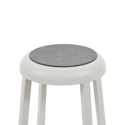 WHITE GREY, FELT
