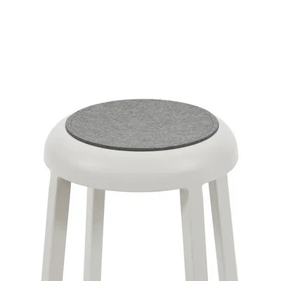 WHITE GREY, FELT