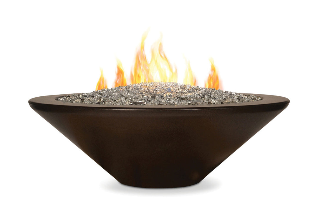 Archpot Geo Round Fire Bowl – Modern Outdoor Fire Feature