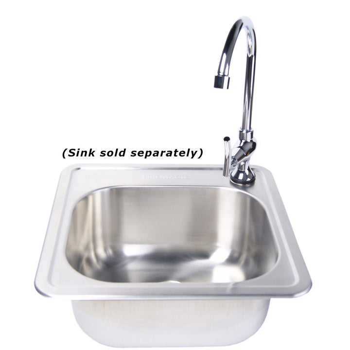 Fire Magic - Faucet Set Installed in Sink (Sink sold separately)