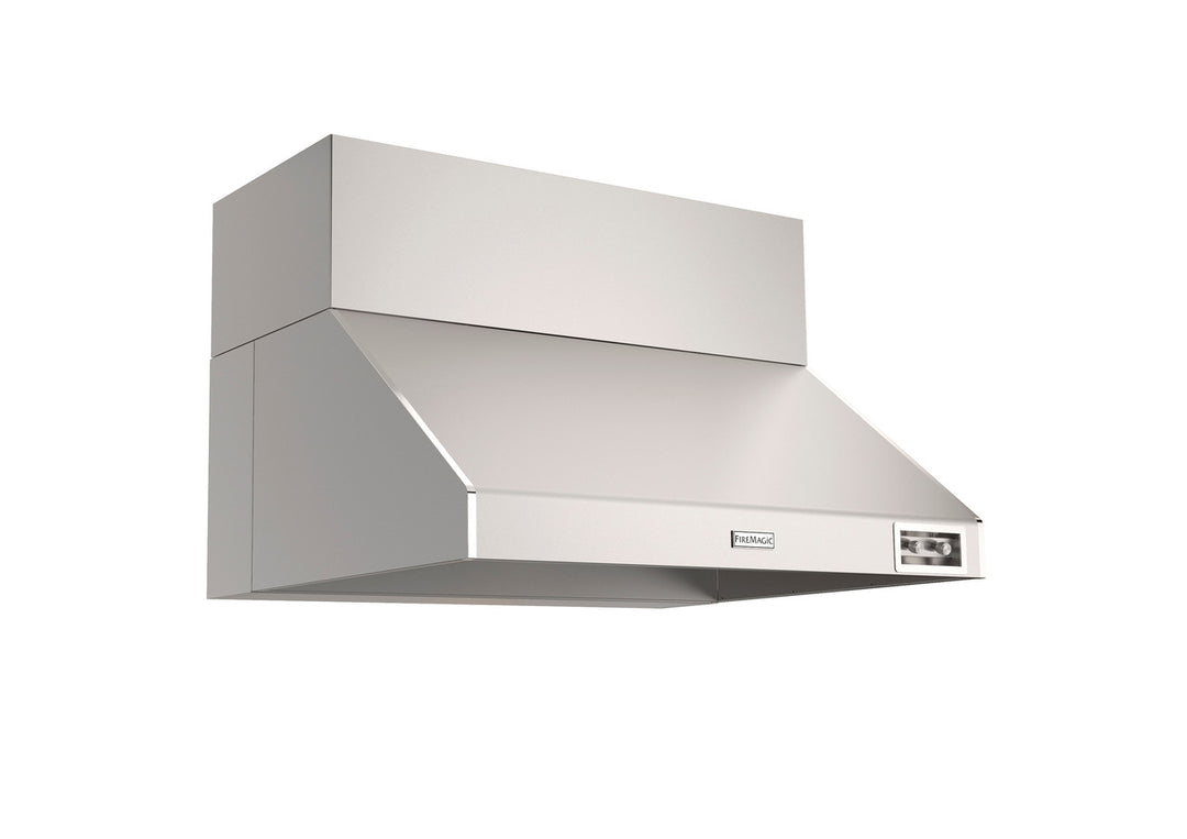 Fire Magic - Premium Power Vent Hood with Fan - Perspective View - Assembled