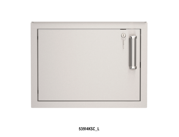 Fire Magic 53917 Stainless Steel Flush-Mounted Single Access Door – Left or Right Hinge, Locking or Non-Locking