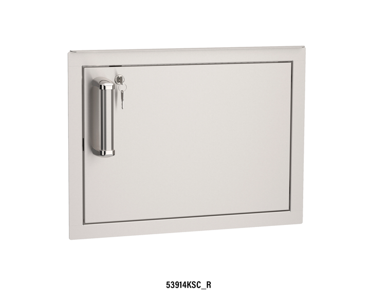 Fire Magic 53917 Stainless Steel Flush-Mounted Single Access Door – Left or Right Hinge, Locking or Non-Locking