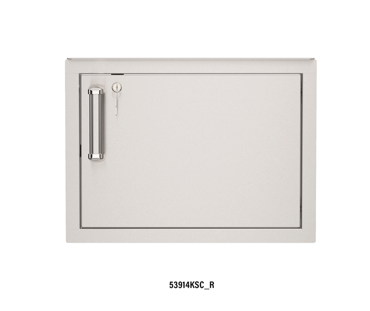 Fire Magic 53917 Stainless Steel Flush-Mounted Single Access Door – Left or Right Hinge, Locking or Non-Locking