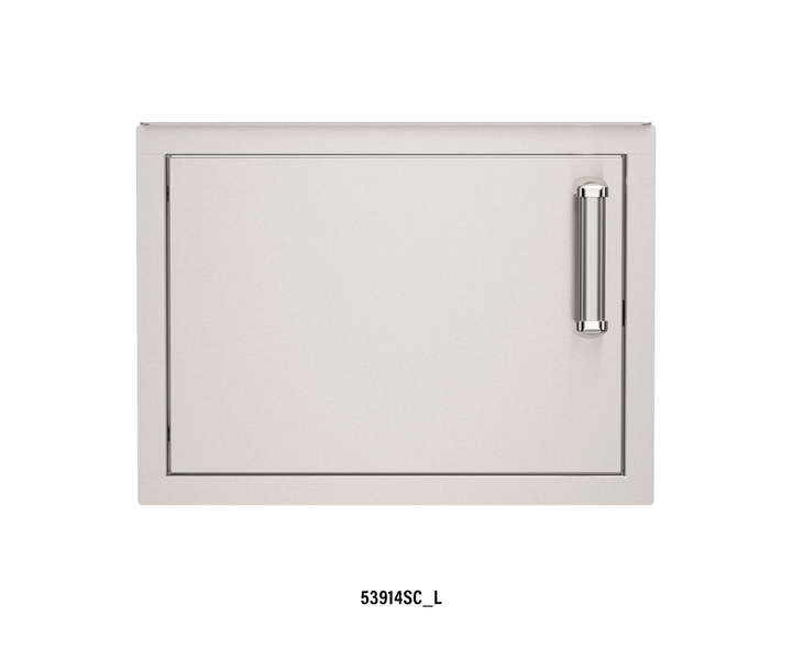 Fire Magic - Premium Flush, Soft Close | Horizontal Single Access Door - Front View - Door Hinge: Left