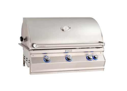 Fire Magic - 35” x 115” Contemporary Pre-Fab Grill Island Bundle with Refrigerator Cut-out - Custom BBQ Island