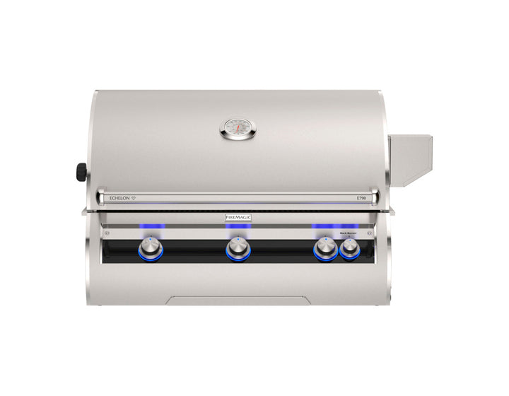 Fire Magic - 35” x 115” Contemporary Pre-Fab Grill Island Bundle with Double Drawer Cut-out - Custom BBQ Island