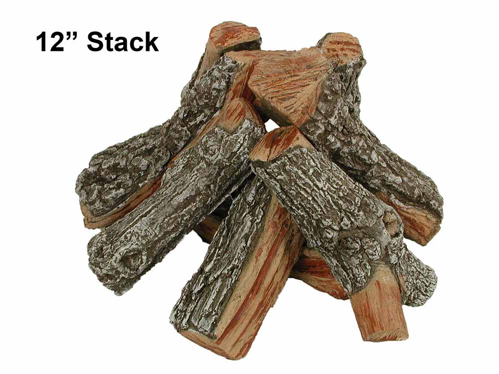 Rasmussen - Fire Pit Bark/Split  Small  Log Stacks