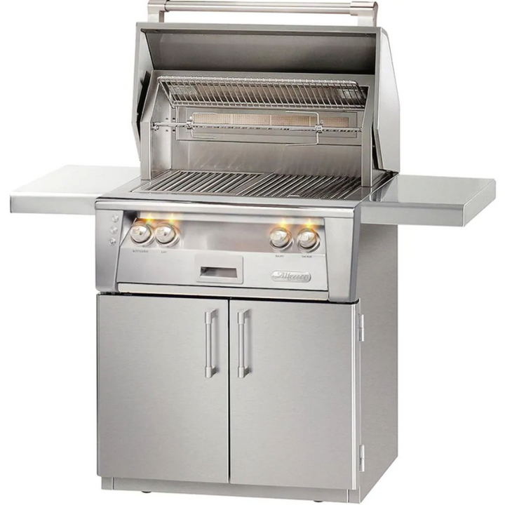 Alfresco - 30" ALXE Luxury Grill On Cart - Freestanding