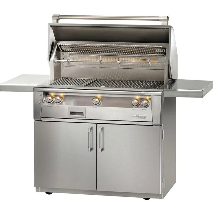 Alfresco - 42" ALXE Luxury Grill On Cart - Freestanding