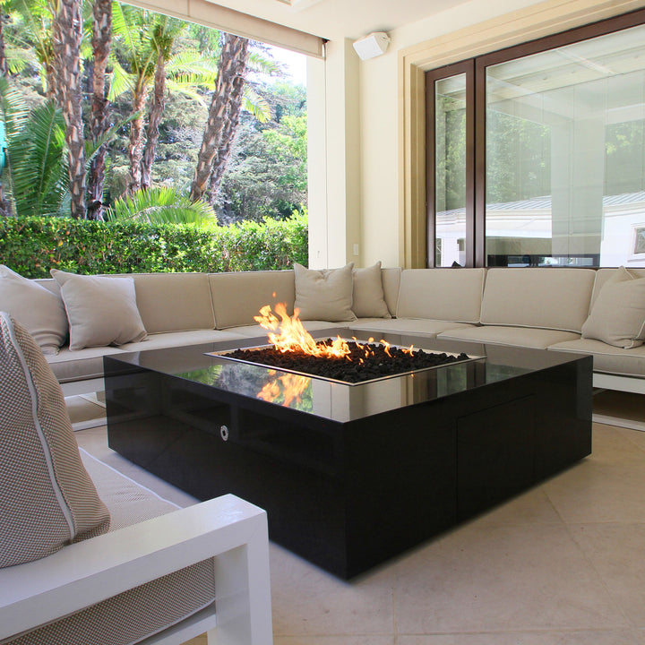 COOKE Famosa Fire Pit Table 60" x 72" x 18" - Stone Top