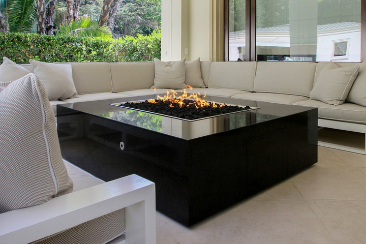 COOKE Famosa Fire Pit Table 60" x 72" x 18" - Stone Top