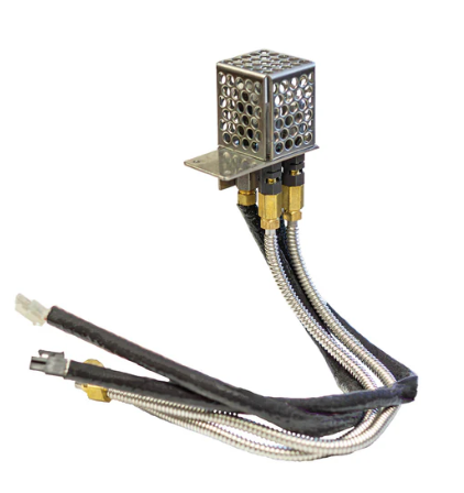 Field-Serviceable 24VAC Pilot Burner Assembly - 2 Gas Lines, 2-Pin (NG/LP)