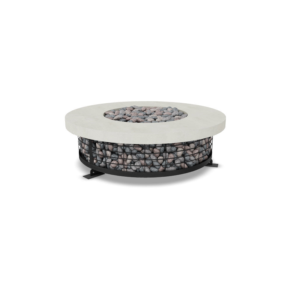 Fuego 54" Round Fire Table with PH Ignite Electronic Ignition – Handcrafted Patina Finish (Propane or Natural Gas)