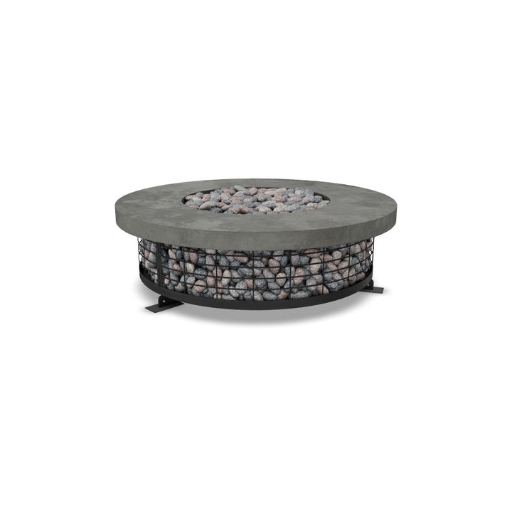 Fuego 54" Round Fire Table with PH Ignite Electronic Ignition – Handcrafted Patina Finish (Propane or Natural Gas)