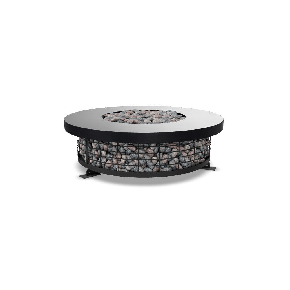 Fuego 54" Round Fire Table with PH Ignite Electronic Ignition – Handcrafted Patina Finish (Propane or Natural Gas)