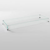 Linear Glass Wind Guard - 44.5" x 15.5"