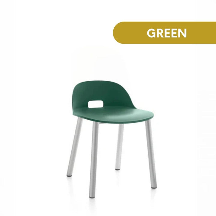 Emeco Alfi® Aluminum Low Back Chair by Jasper Morrison
