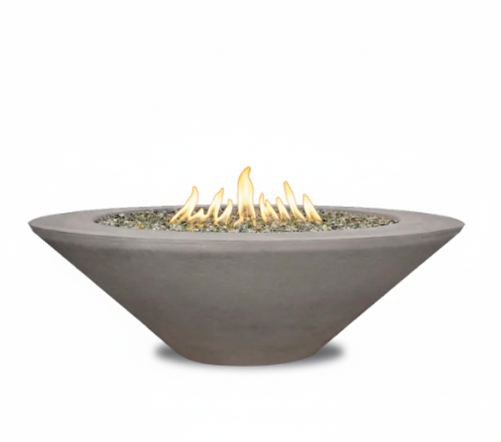 Geo Round Fire Table in  GFRC Concrete by Archpot