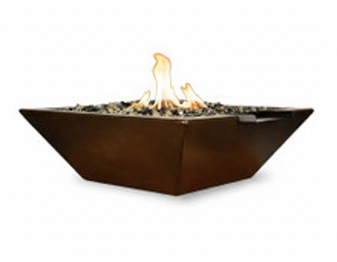 Geo Square Fire Water Bowl