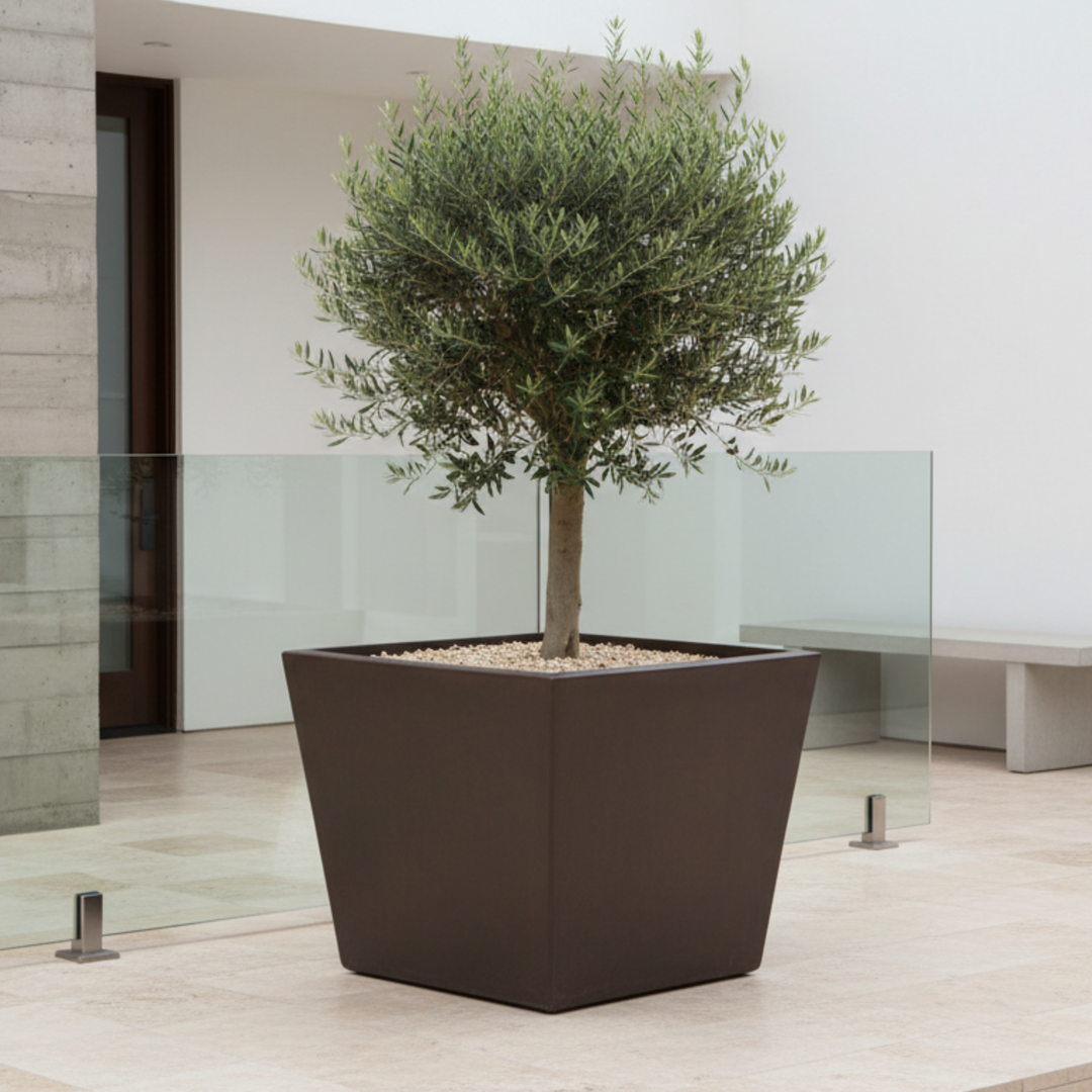 Geo Square Planter 22X19