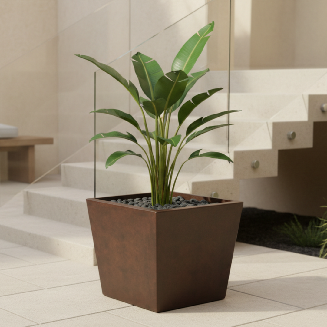 Geo Square Planter 22X19