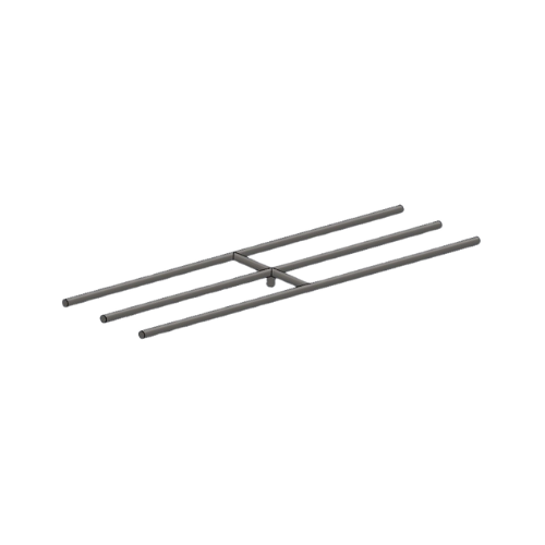 12"x11" Double Stainless Steel H-Shaped Burner for Fire Pits
