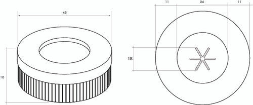 Hampton Fire Bowl – 48" Round Gas Fire Pit with Brazilian Hardwood & Concrete (65,000 BTUs, Propane/Natural Gas)