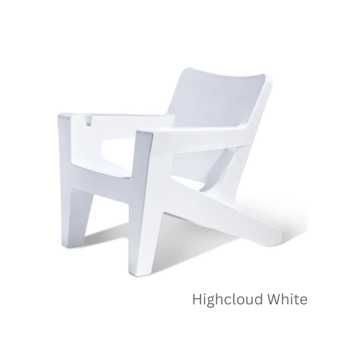 Bask Lounge Chair – Modern Resin Adirondack In-Pool Ledge Chair for Tanning Ledges, Baja Shelves & Outdoor Lounging