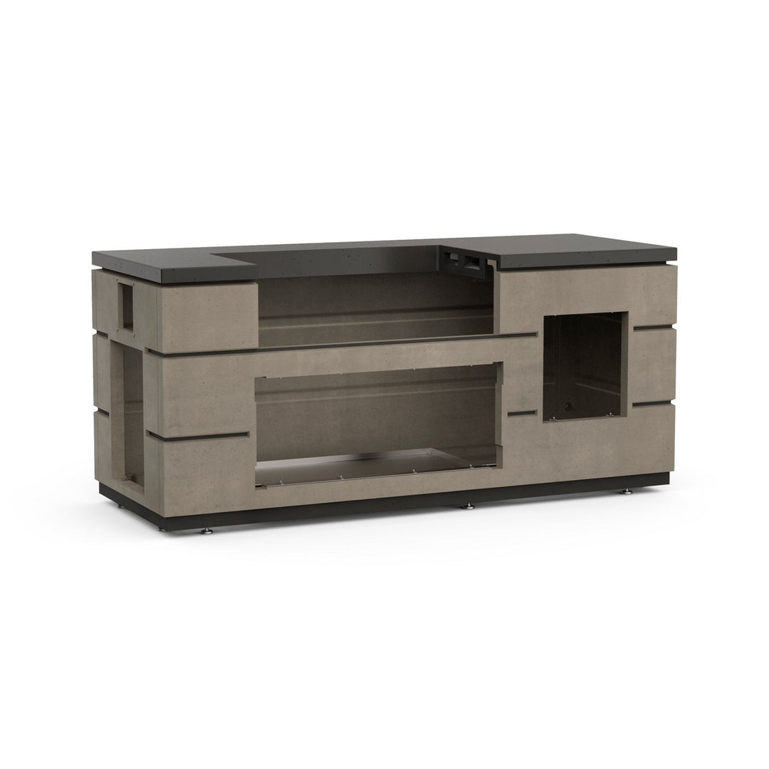 Fire Magic ID650-WAD-82BA 82-Inch Choice 650 Contemporary Outdoor Kitchen Island