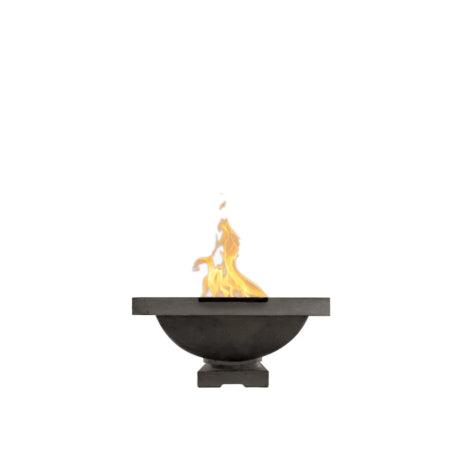 Ibiza Fire Bowl – 31" Pedestal Concrete Outdoor Fire Pit (65,000 BTUs, Natural Gas or Propane)