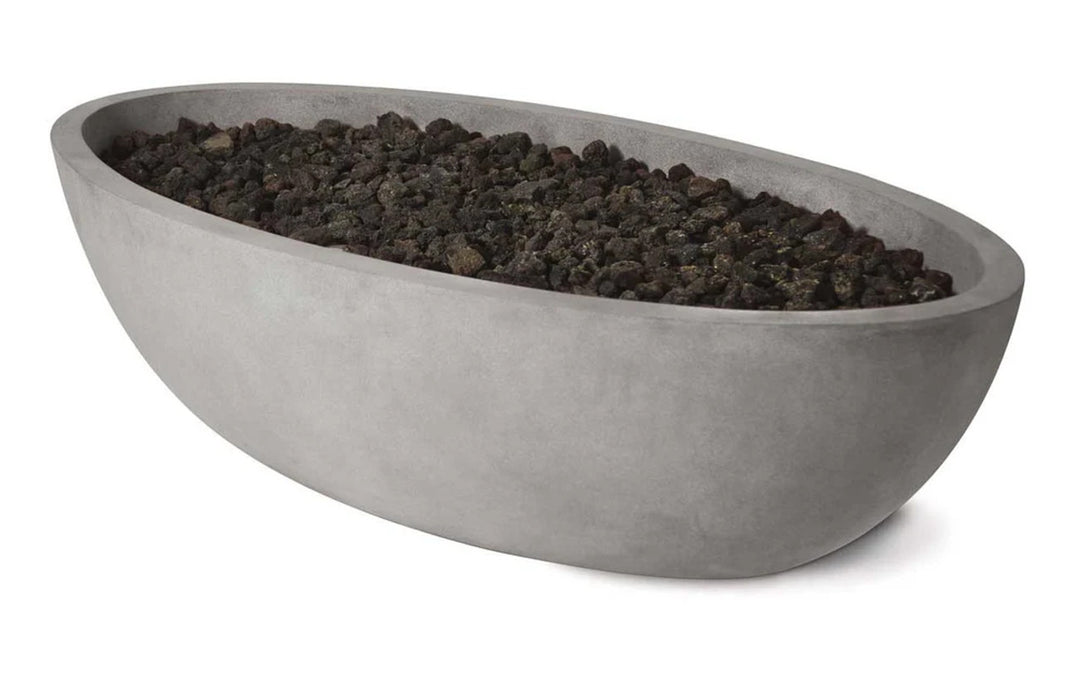 LOC Outdoor Kulm 60" Sculpted Rectangle Fire Bowl