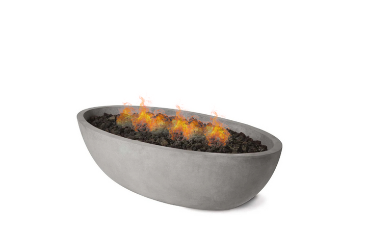 LOC Outdoor Kulm 60" Sculpted Rectangle Fire Bowl