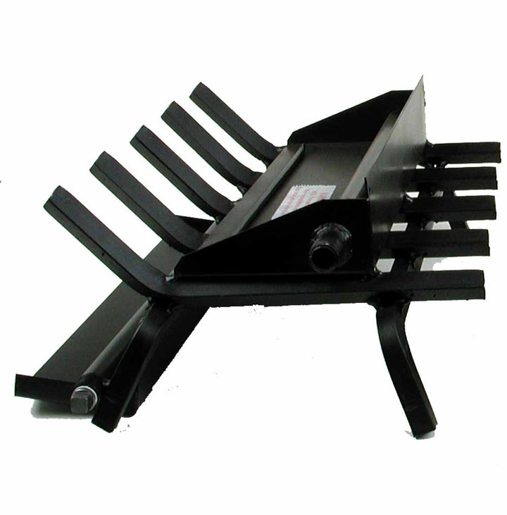 Rasmussen Multi-Burner/Grate Hearth Kit - Painted Black - For Evening Series Logs