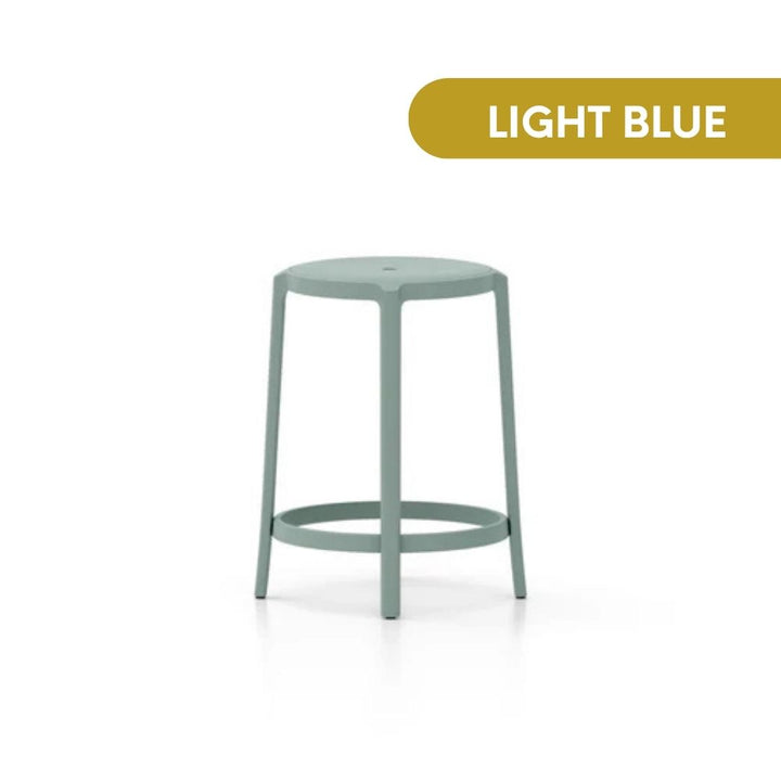 Emeco On & On Stool, Recycled Plastic Seat by Edward Barber & Jay Osgerby