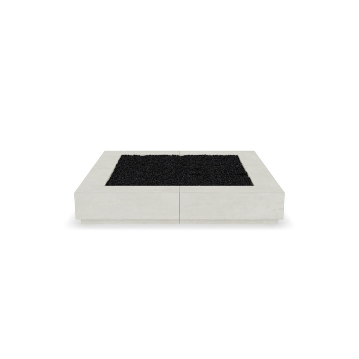 Largo 72" Extra Large Square Fire Table – Handcrafted Patina Finish (Propane or Natural Gas)