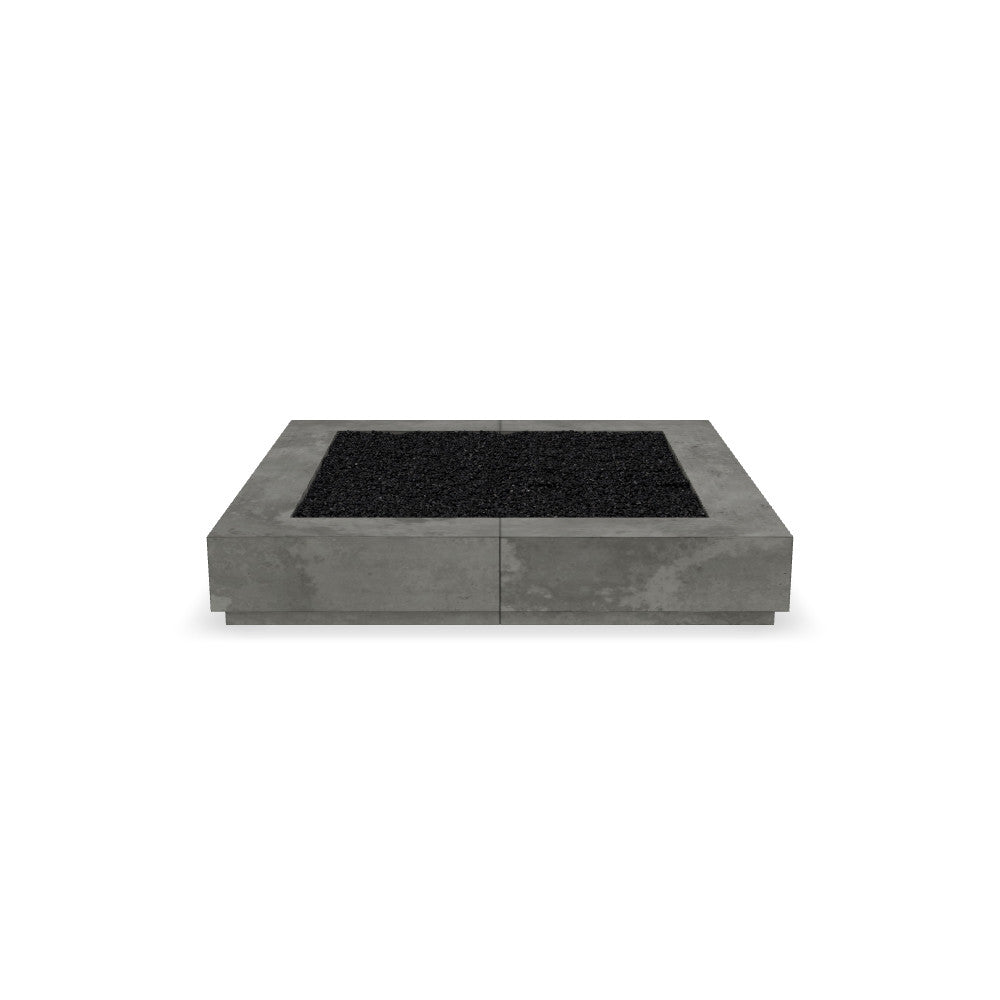 Largo 72" Extra Large Square Fire Table – Handcrafted Patina Finish (Propane or Natural Gas)