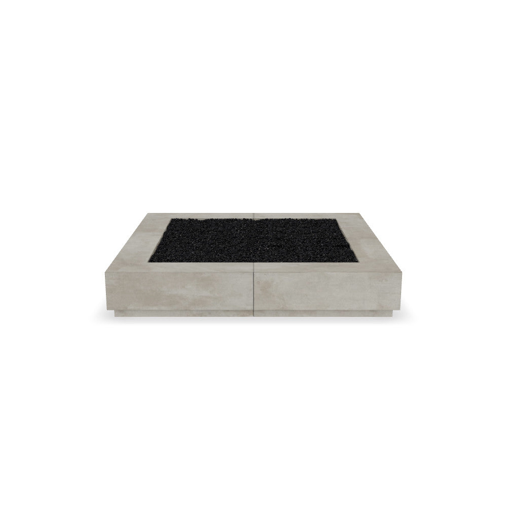 Largo 72" Extra Large Square Fire Table – Handcrafted Patina Finish (Propane or Natural Gas)