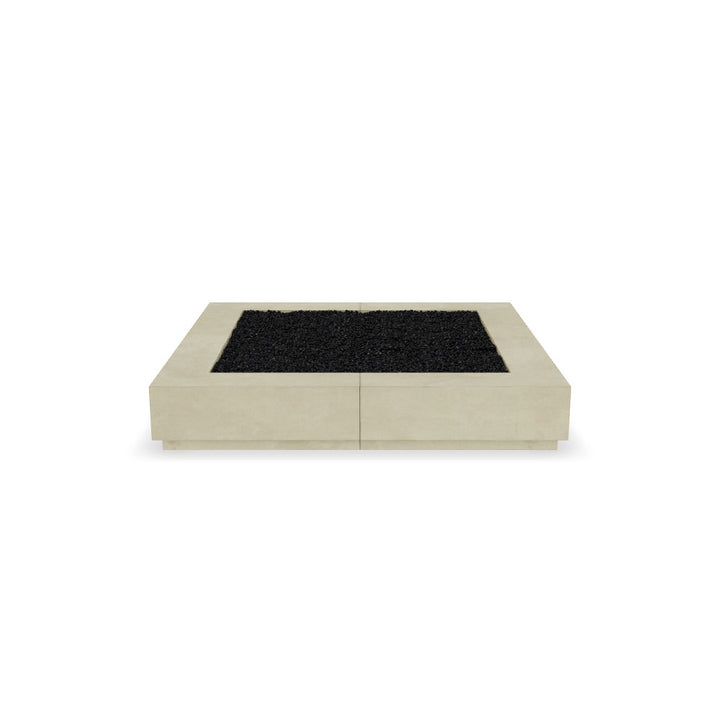 Largo 72" Extra Large Square Fire Table – Handcrafted Patina Finish (Propane or Natural Gas)
