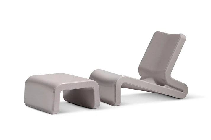 Line Lounge Chair – Modern In-Pool Lounge Chair for Baja & Sun Shelves with Optional Line Ottoman