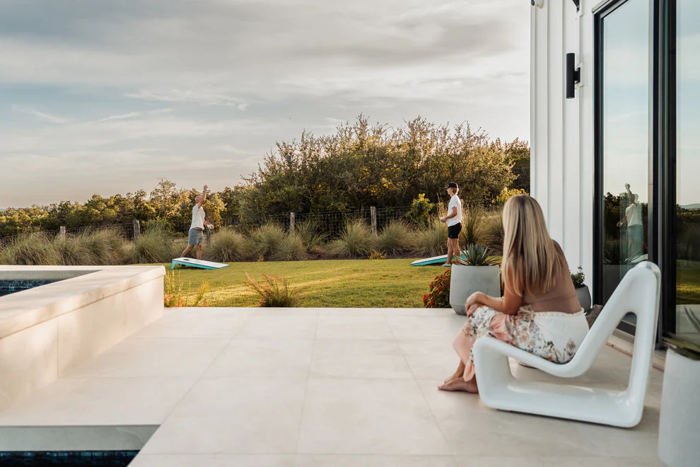 Loop Lounge Chair – Modern Outdoor & In-Pool Lounge Chair for Tanning Ledges with Optional Loop Side Table