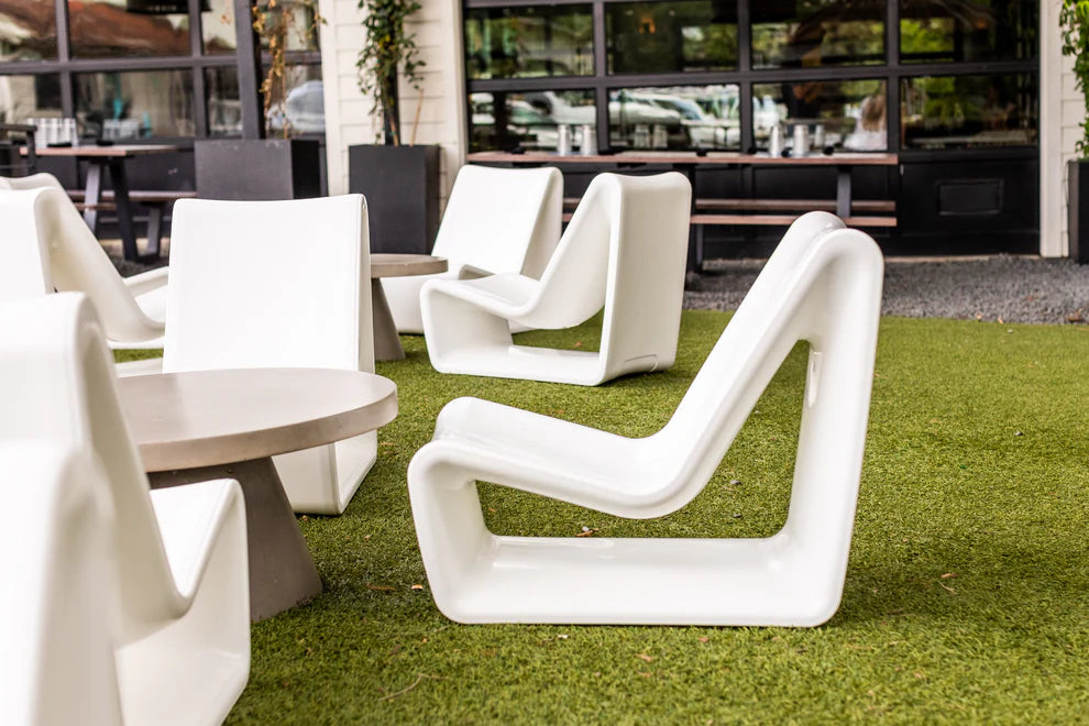 Loop Lounge Chair – Modern Outdoor & In-Pool Lounge Chair for Tanning Ledges with Optional Loop Side Table