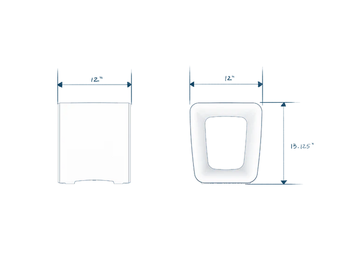 Loop Table - Modern In-Pool Side Table for Tanning Ledges, Baja & Sun Shelves