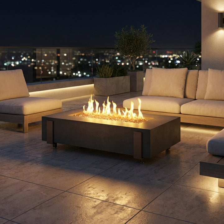 Lounge Height Fire Table by American Fyre