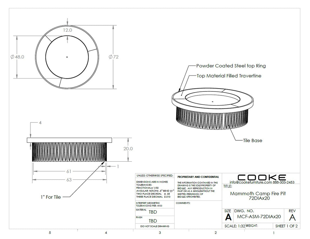 COOKE Mammoth Fire Pit