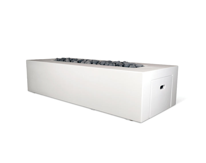 Archpot Manhattan Rectangle Fire Table LP 78X32X20 w/ GFRC Door