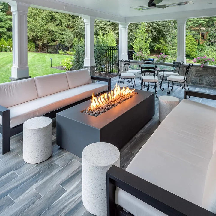 Archpot Manhattan Rectangle Fire Table