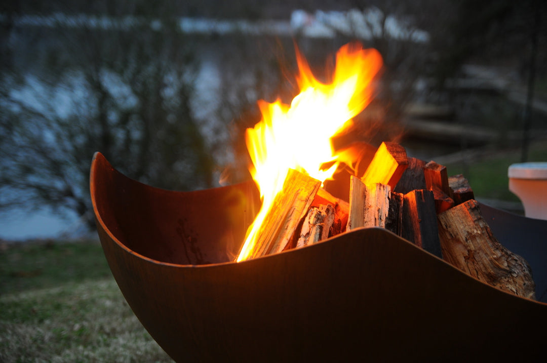 Manta Ray Fire Pit: Wood, Gas, or Propane Options