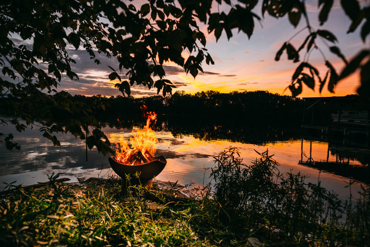 Manta Ray Fire Pit: Wood, Gas, or Propane Options